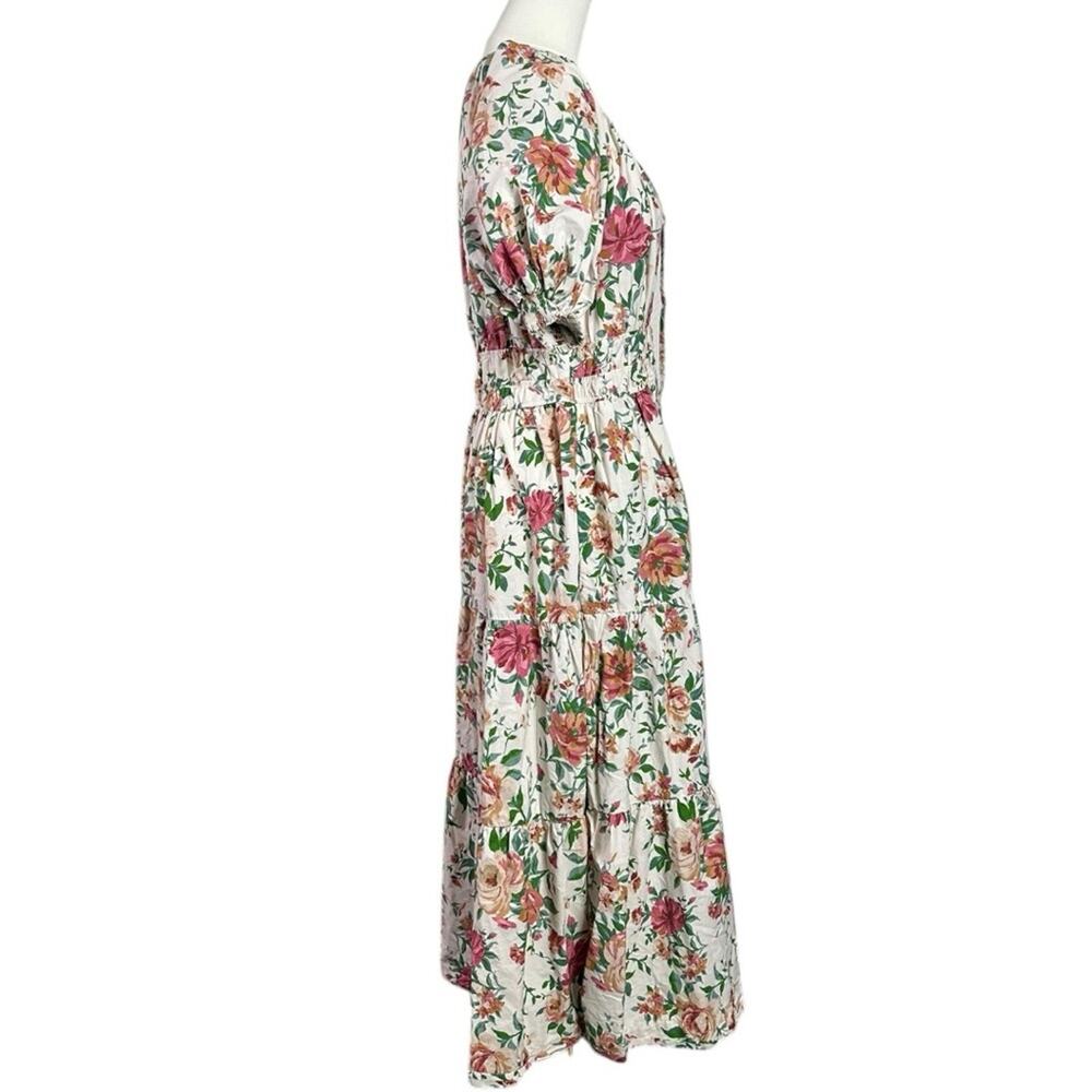 Anthropologie The Somerset Maxi Dress Puff Sleeve Edition Dainty Floral Small - Picture 8 of 12